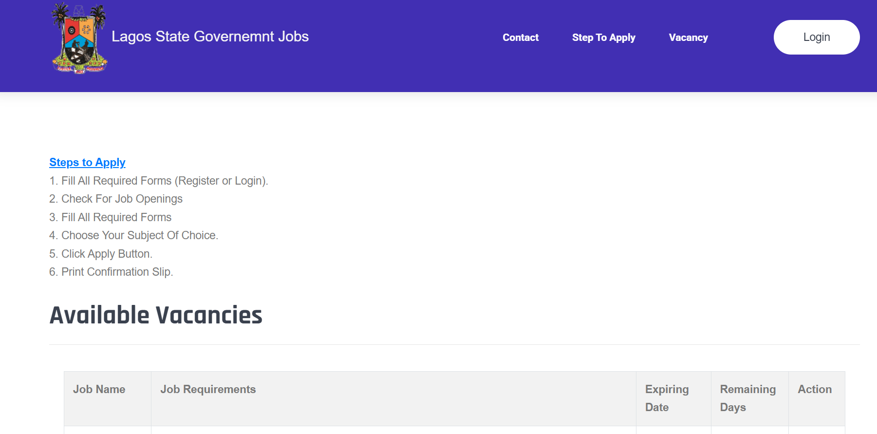 Lagos State TESCOM Recruitment 2025/2026 Application Form Portal | How to Apply